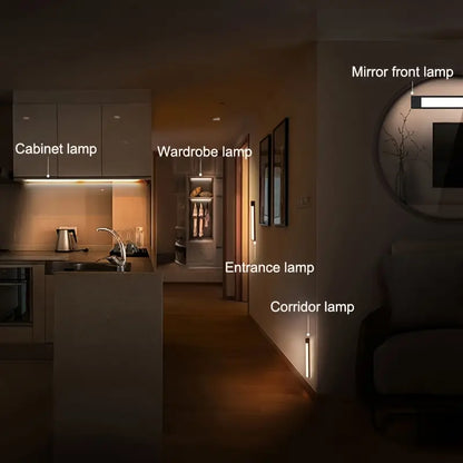 EZVALO motion Sensor Light Wireless LED Night Light - 11.8” Aluminum